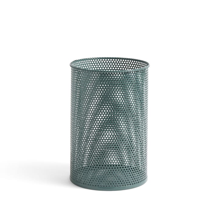 Papelera Perforated - Sage green, medium - HAY