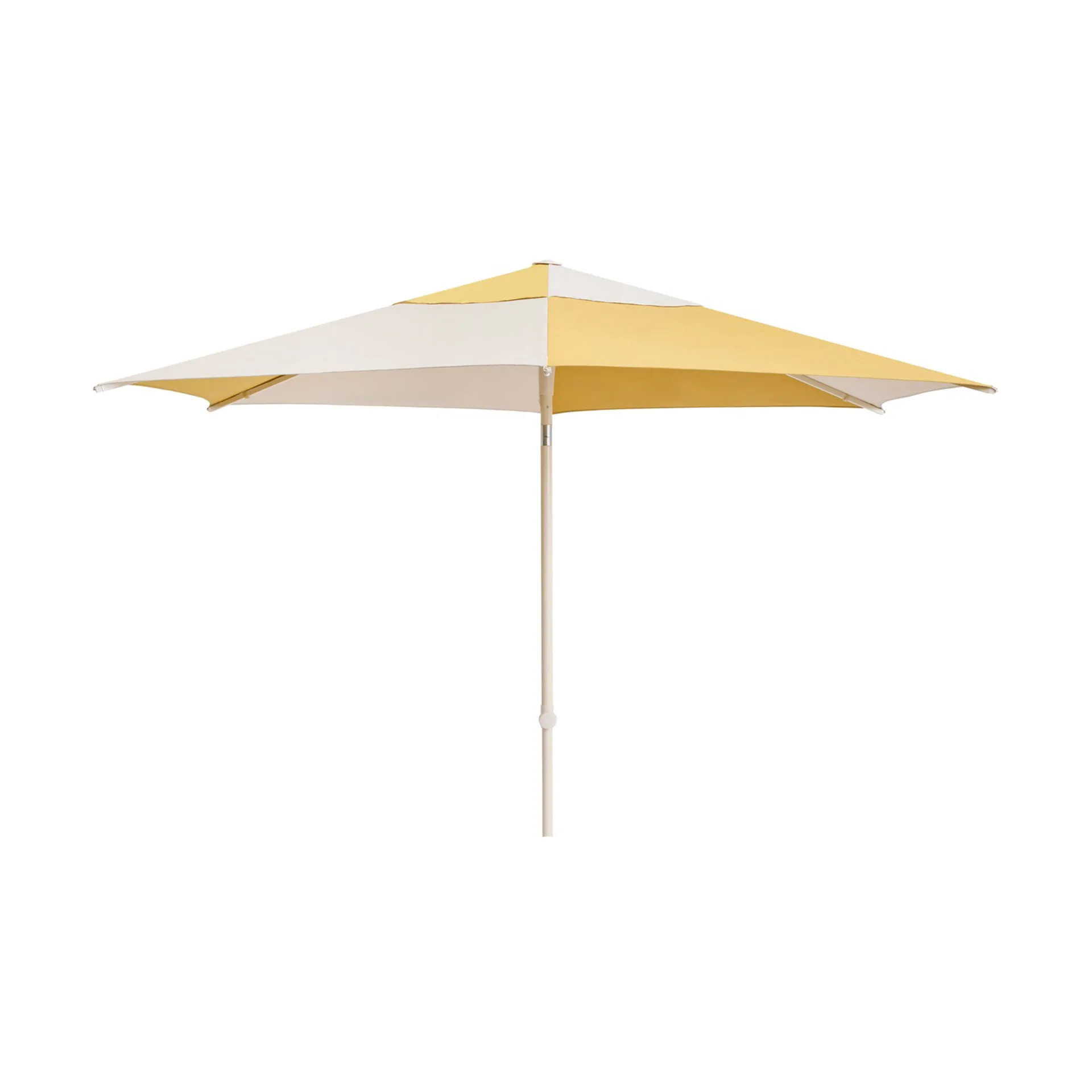 Parasol Terrazza Hexagon, Blanco roto-ocre HAY