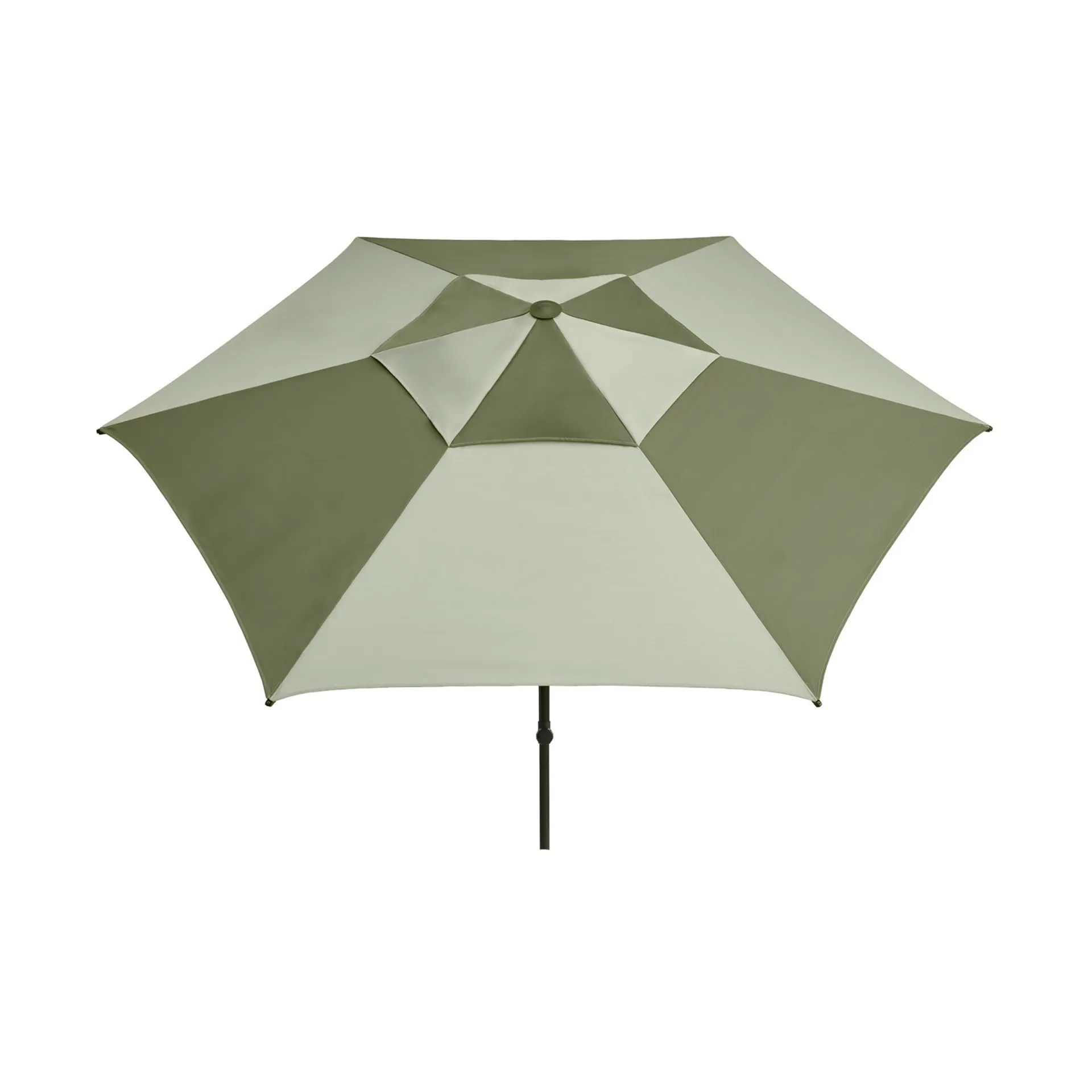 Parasol Terrazza Hexagon, Verde-verde oscuro HAY
