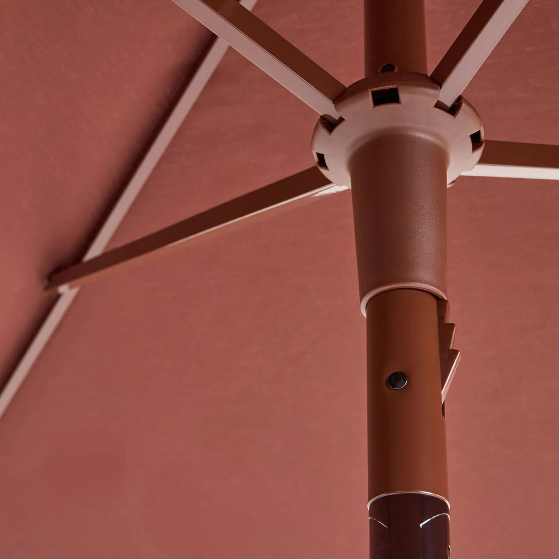 Parasol Terrazza Square, Blanco roto-burdeos HAY