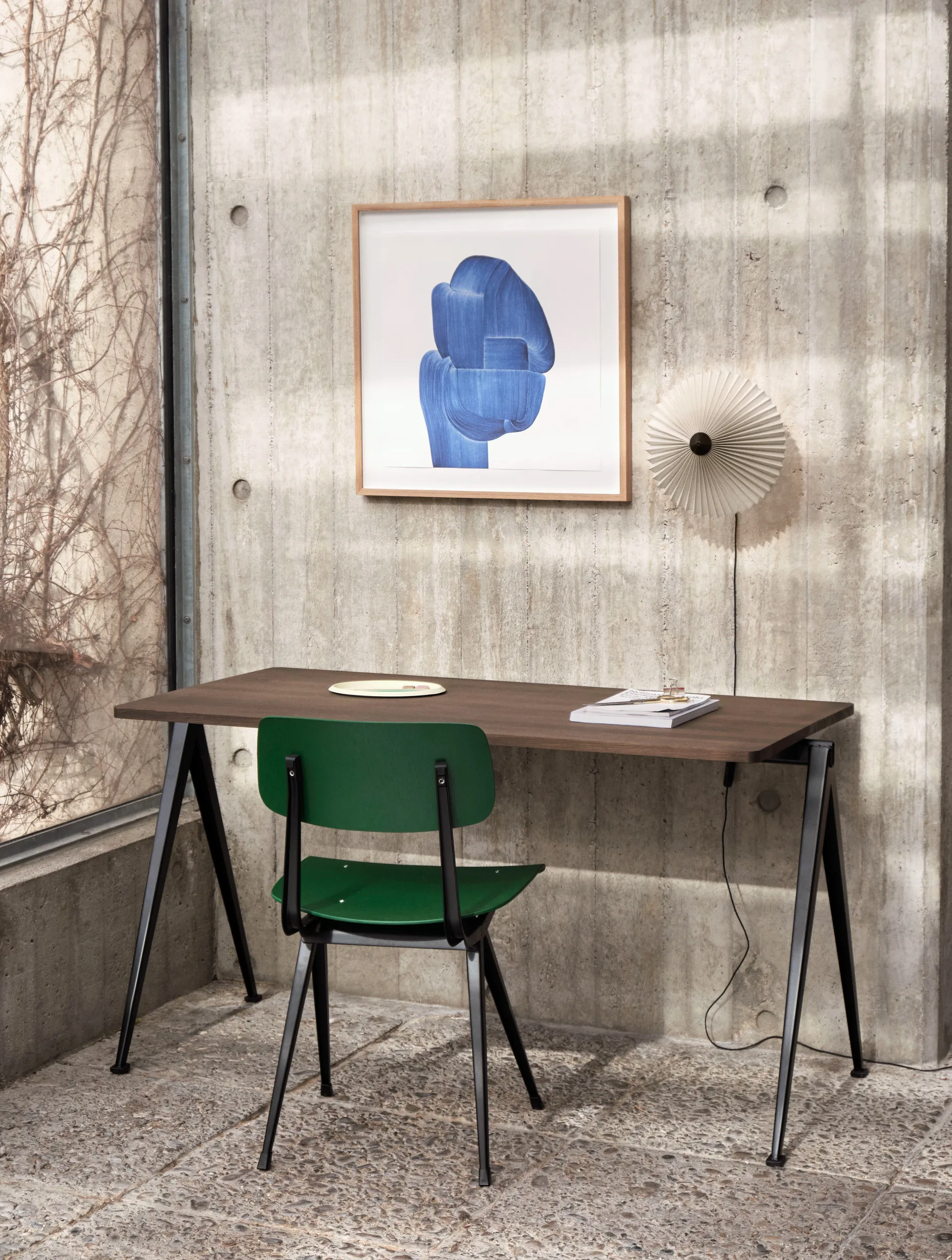 Plafón Matin flush mount Ø38 cm, White shade HAY