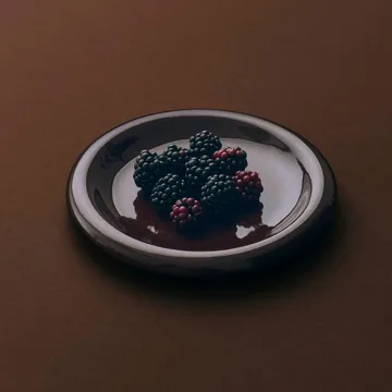 Plato Barro - Burgundy, Ø18 cm, pack de 2 - HAY