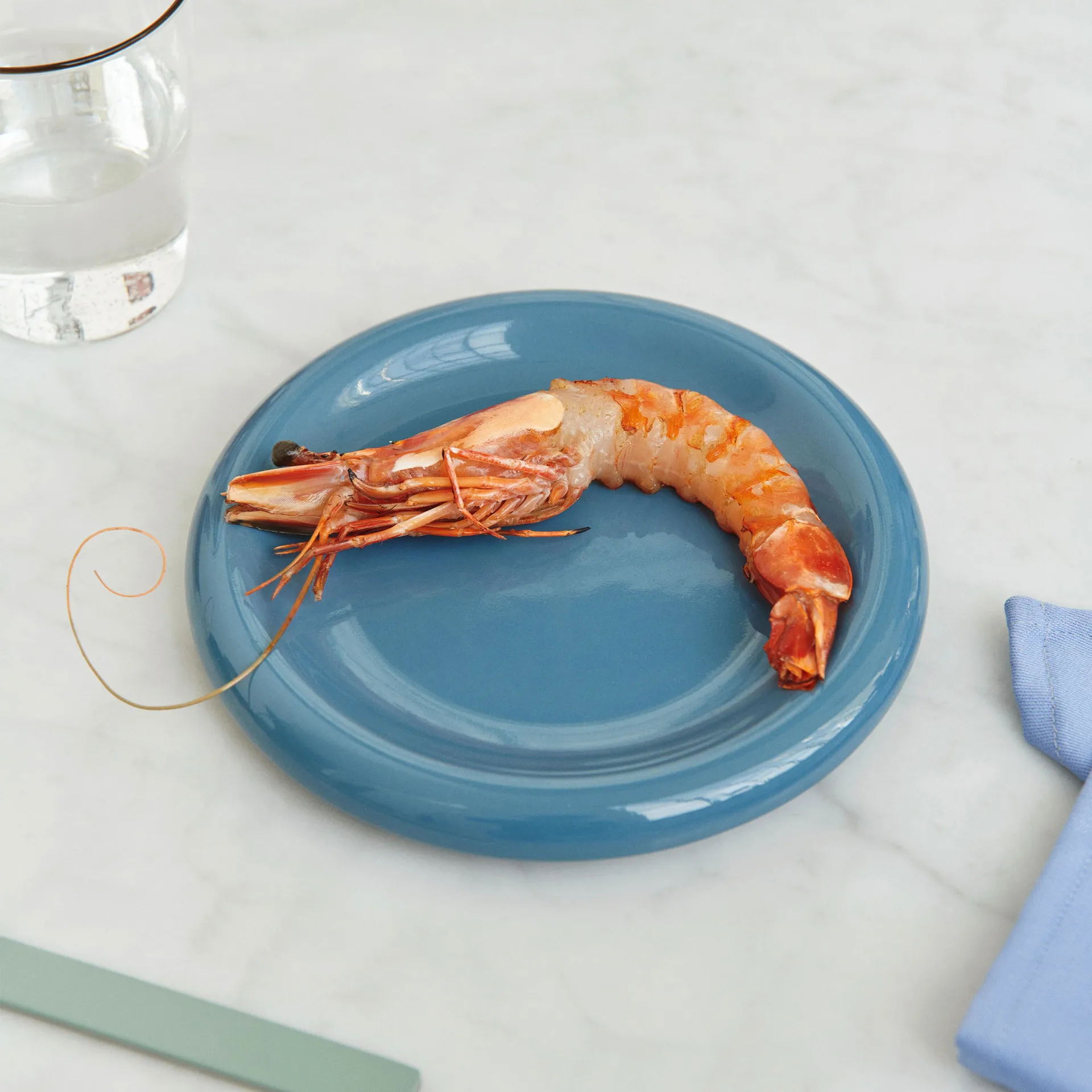 Plato Barro, Dark blue, Ø24 cm, pack de 2 HAY