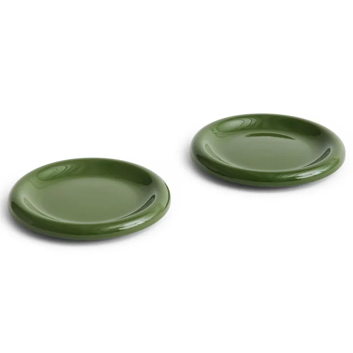 Plato Barro - Green, Ø18 cm, pack de 2 - HAY