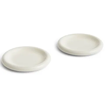Plato Barro - Off-white, Ø18 cm, pack de 2 - HAY