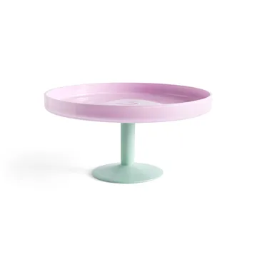 Plato de tarta con pie Display Ø26,5 cm - Rosa-menta - HAY