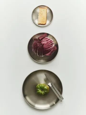 Plato Outdoor Market - Acero inoxidable, Ø13,5 cm, 2-pack - HAY