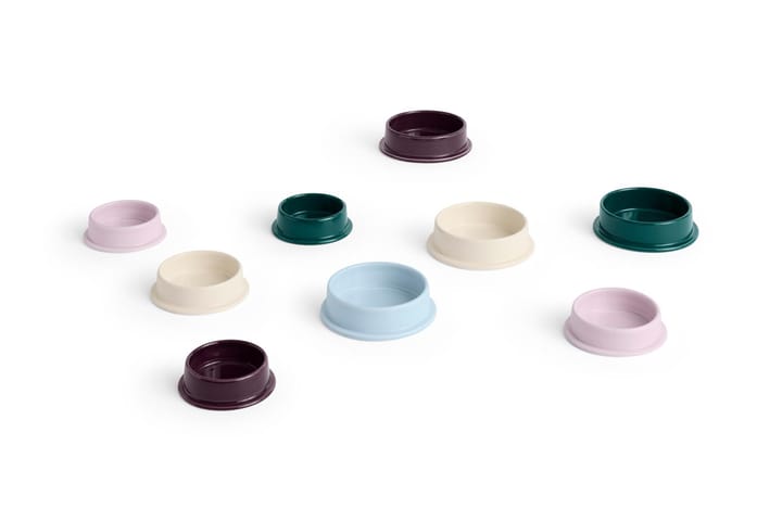 Portavelas Column Candleholder L 12,8 cm, Dark verde HAY