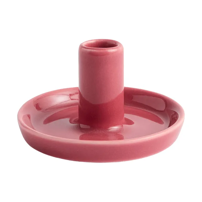 Portavelas Disc - Berry pink, x-small, Ø7x4 cm - HAY