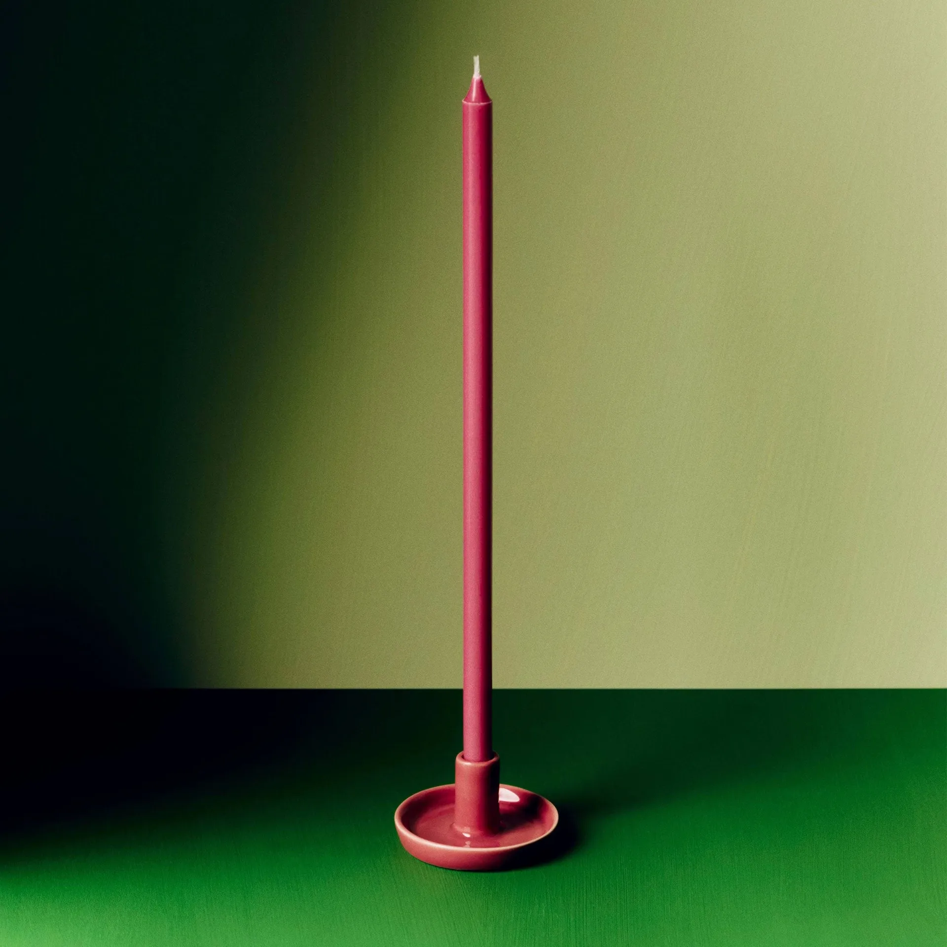 Portavelas Disc, Berry pink, x-small, Ø7x4 cm HAY