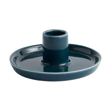 Portavelas Disc - Dark teal, small, Ø10x4,8 cm - HAY