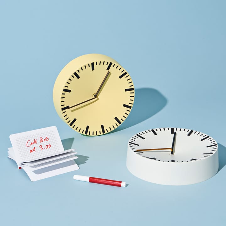 Reloj de pared Analog, White HAY