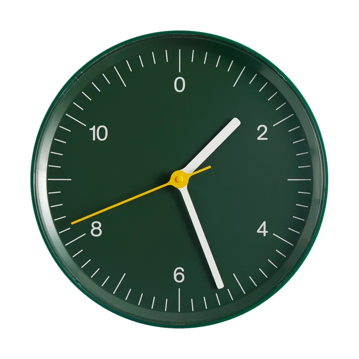 Reloj de pared Wall Clock Ø26,5 cm - Green - HAY