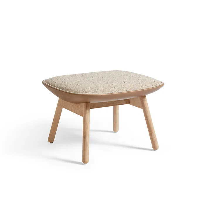 Reposapiés Uchiwa - bolgheri lgg60 mélange–reverso sense nougat cuero - HAY