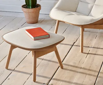 Reposapiés Uchiwa - Cream A5-roble-canvas 244 - HAY