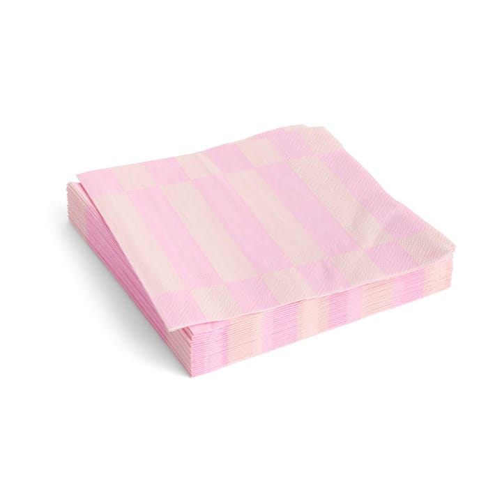Servilletas Pattern Lunch 33x33 cm, 20-pack - Light pink-rose - HAY