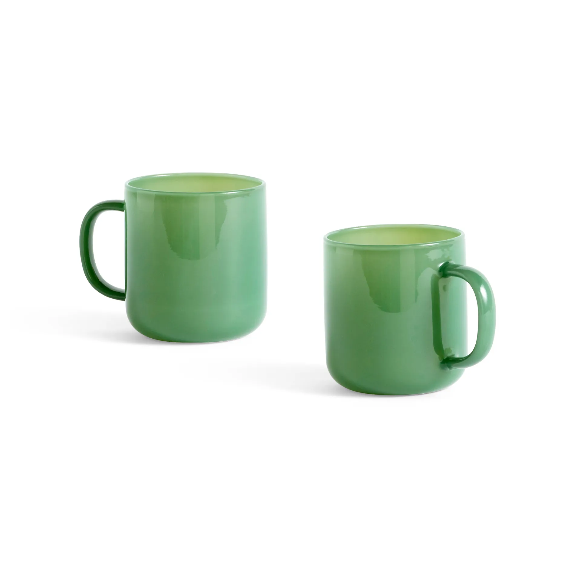 Set de 2 tazas Borosilicate 30 cl, Jade green HAY