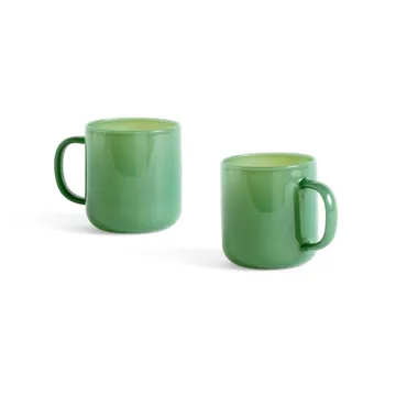 Set de 2 tazas Borosilicate 30 cl - Jade green - HAY