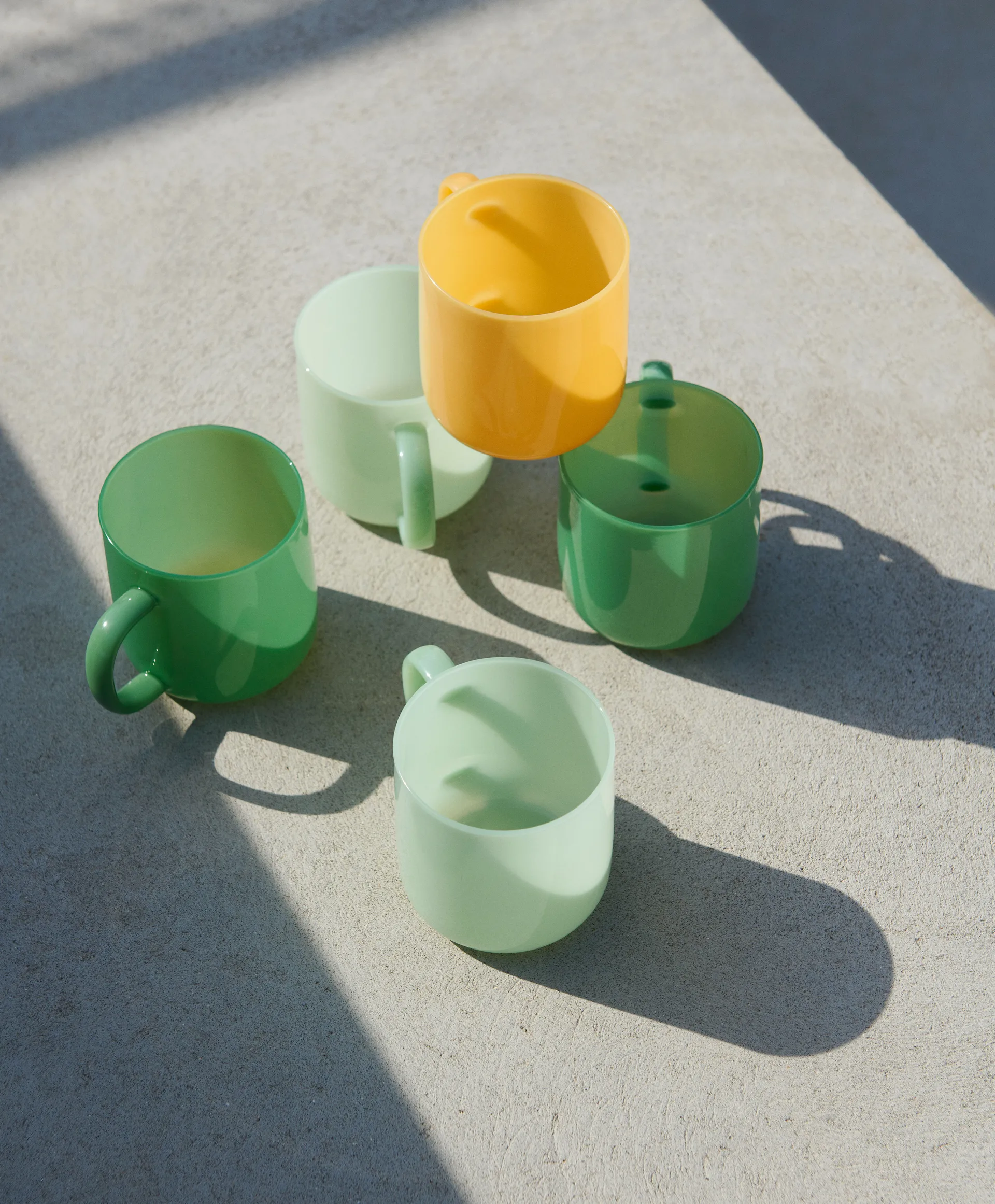Set de 2 tazas Borosilicate 30 cl, Jade green HAY