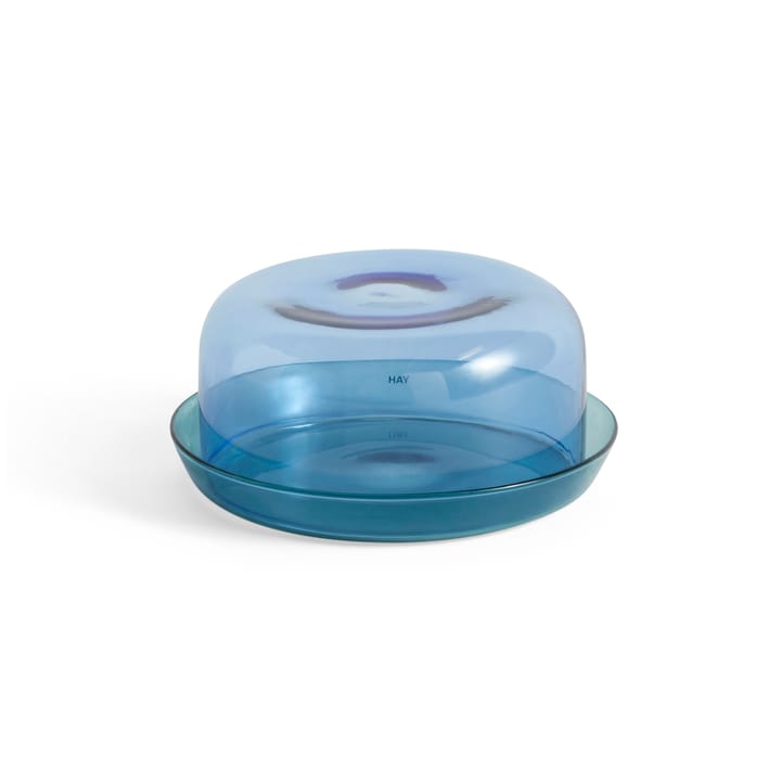 Set de servir 2-in-1 bol y plato, Light blue-aqua HAY