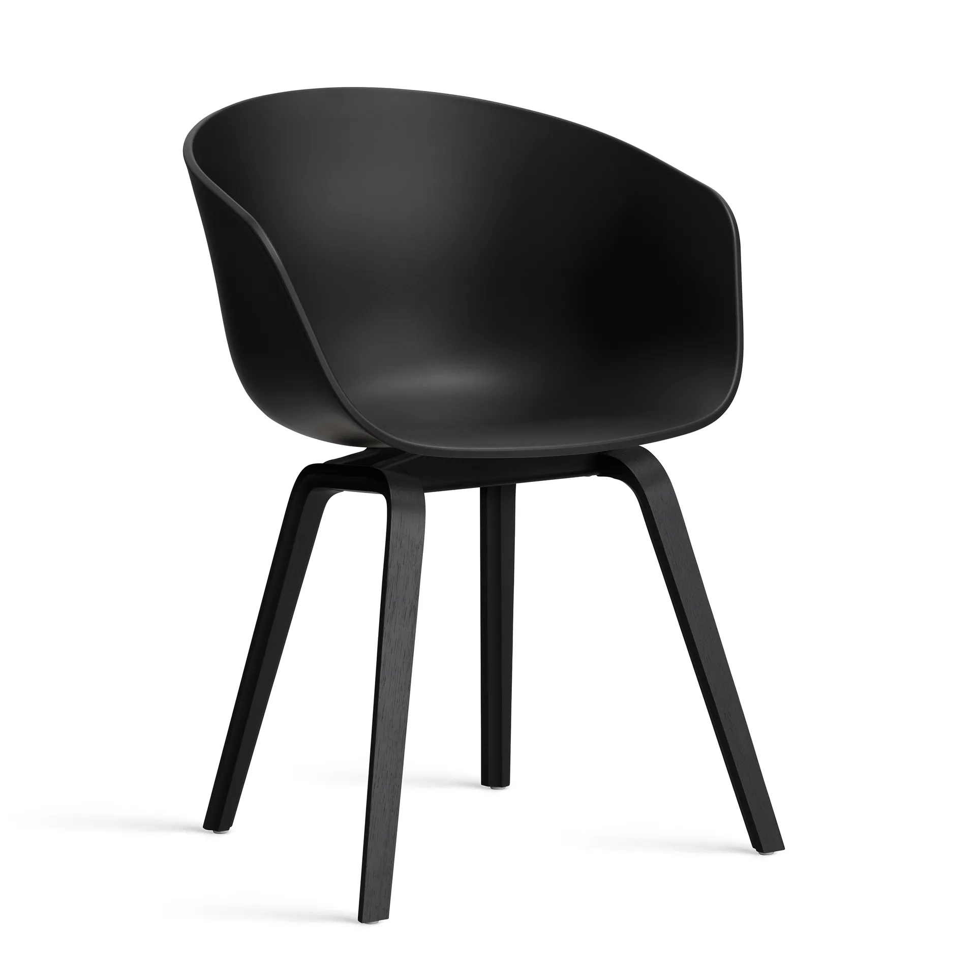 Silla About a Chair 22, 2.0 , Negro-estructura de roble negro HAY