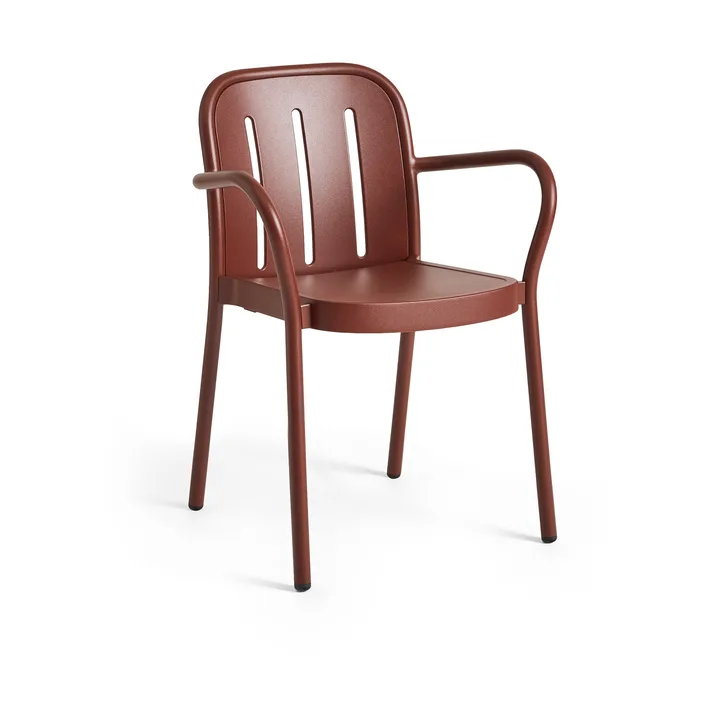 Silla con brazos Deville - Iron red - HAY