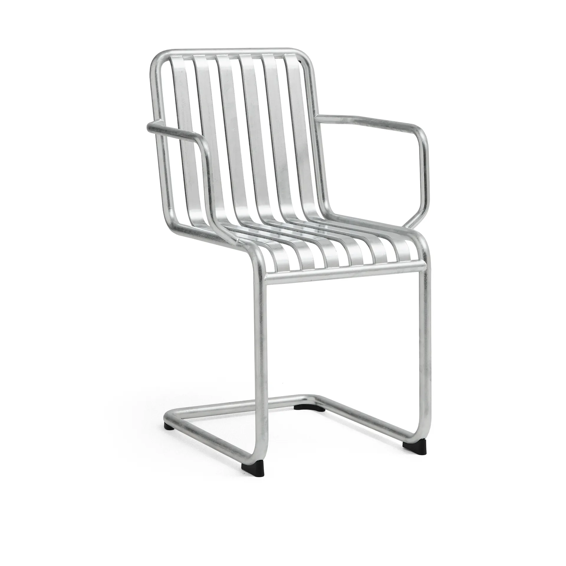Silla con brazos Palissade Cantilever, Acero galvanizado en caliente HAY
