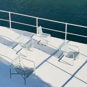 Silla con brazos Palissade Cantilever Dining  - Acero galvanizado en caliente - HAY