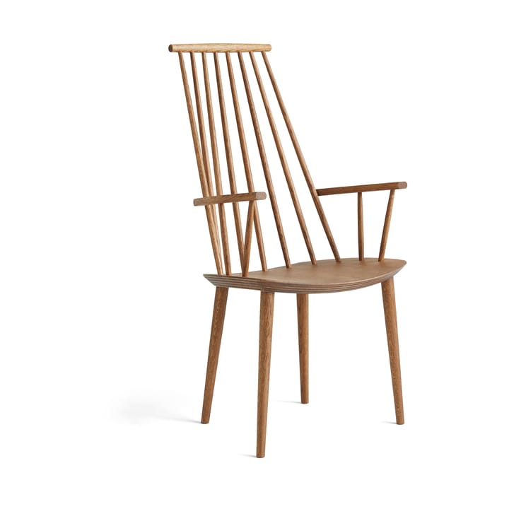 Silla con reposabrazos J110 - Roble oscuro aceitado - HAY