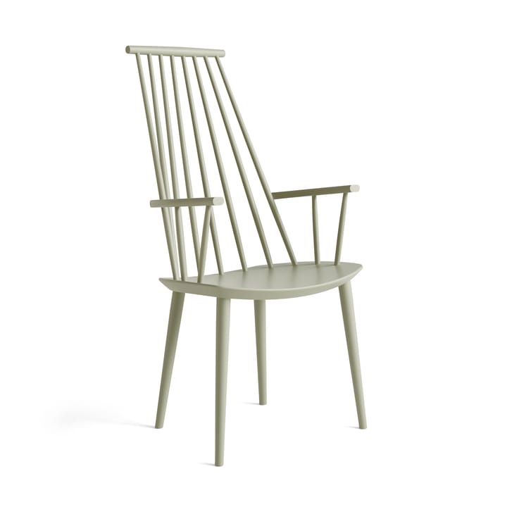 Silla con reposabrazos J110 - Sage lacado haya - HAY