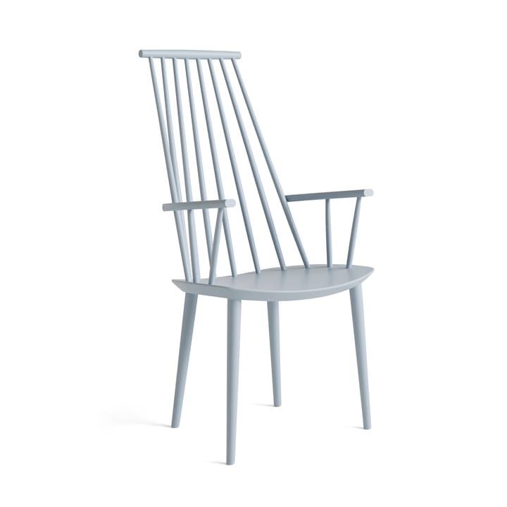 Silla con reposabrazos J110 - Slate blue lacado haya - HAY