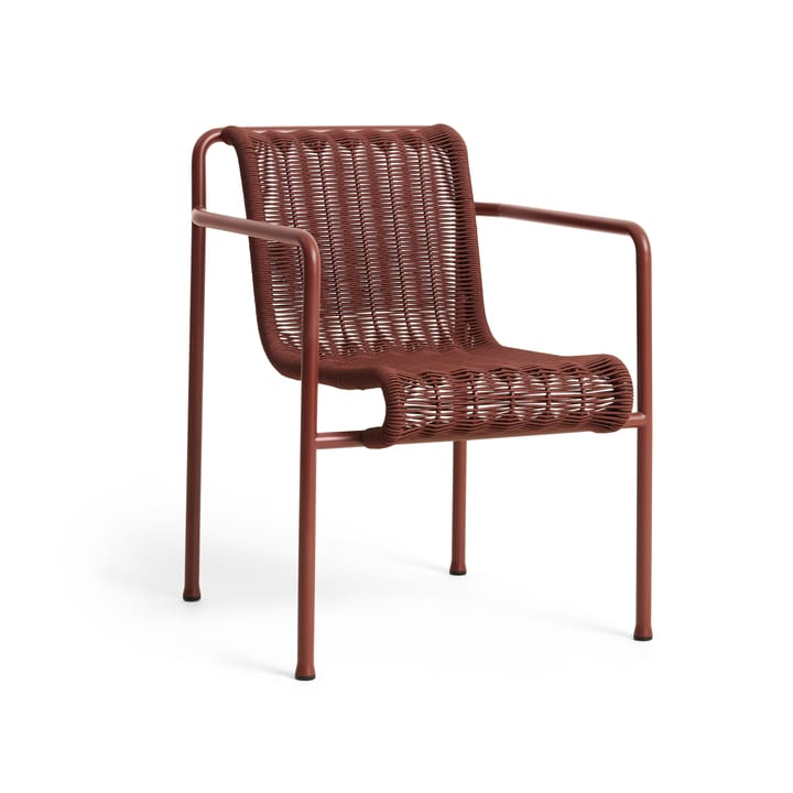 Silla con reposabrazos Palissade Cord Dining   - Iron red - HAY