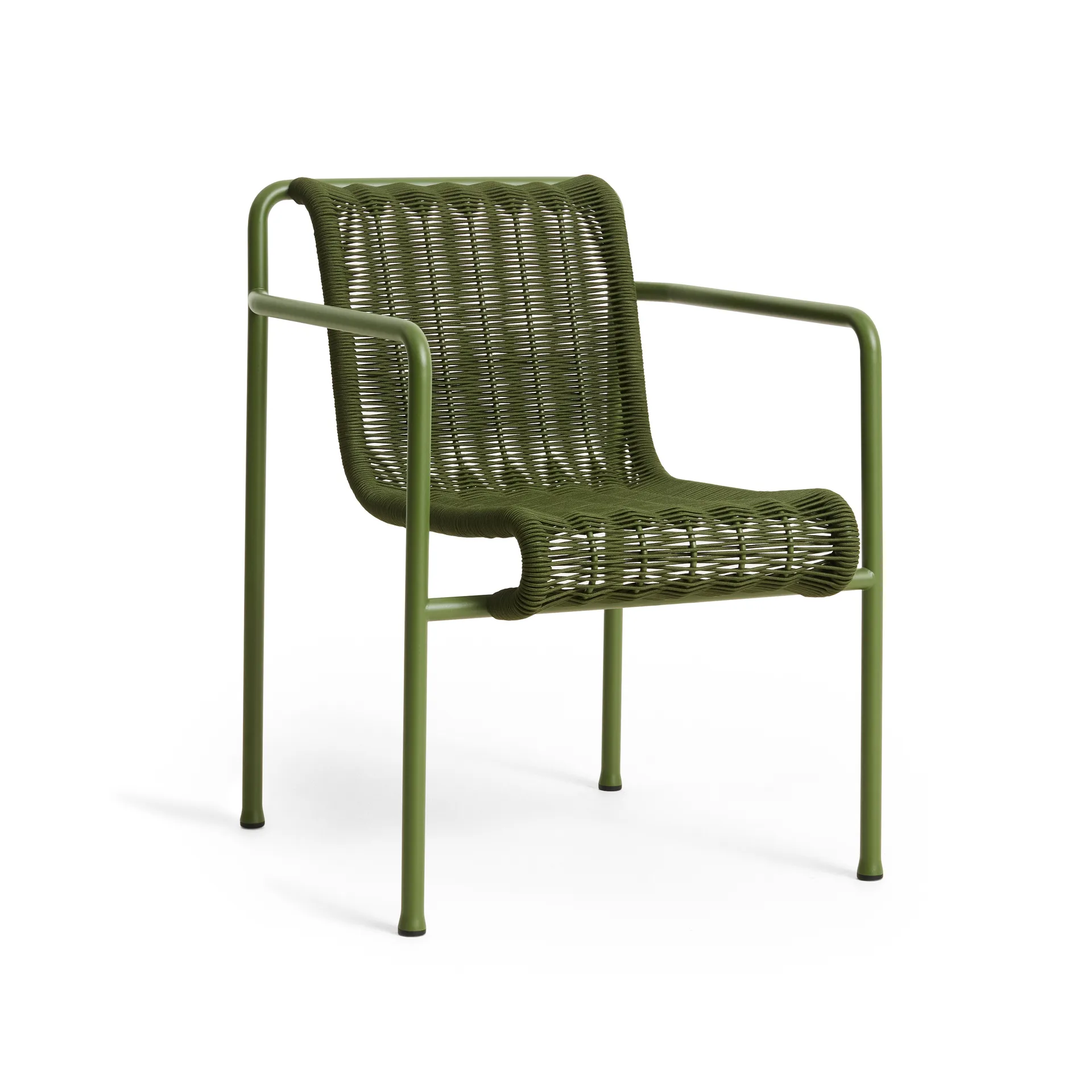 Silla con reposabrazos Palissade Cord Dining, Olive HAY