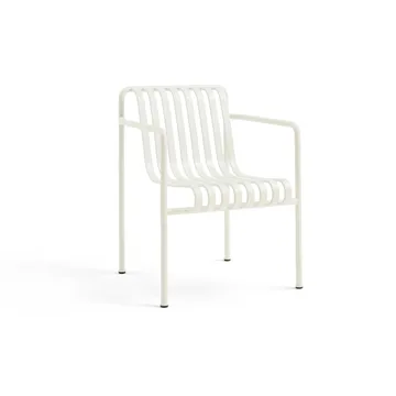 Silla con reposabrazos Palissade Dining - Cream white - HAY