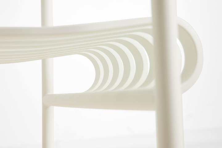 Silla con reposabrazos Palissade Dining  , Cream white HAY
