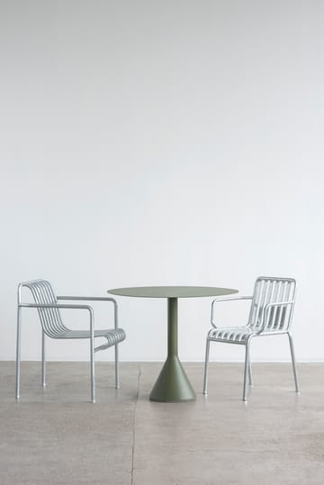 Silla con reposabrazos Palissade Dining   - Hot galvanised - HAY