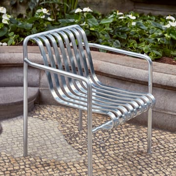 Silla con reposabrazos Palissade Dining   - Hot galvanised - HAY