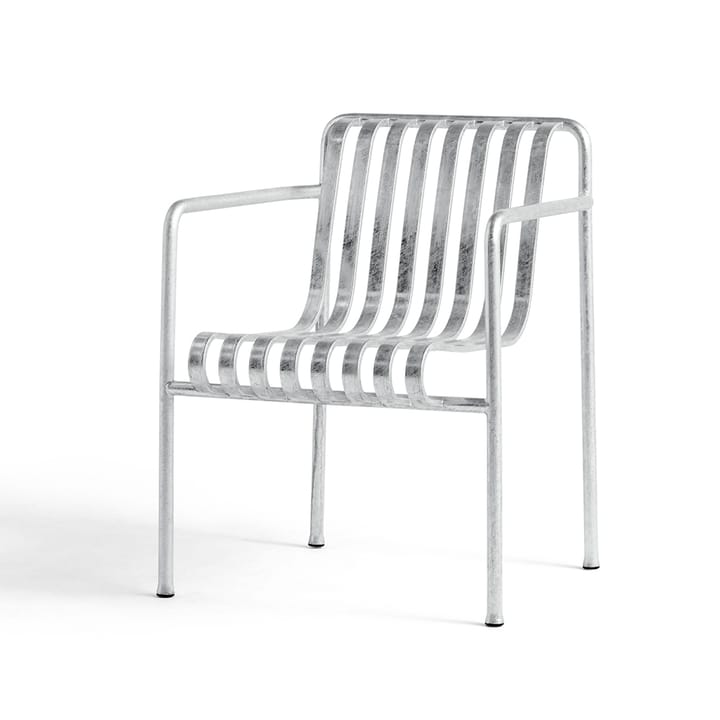 Silla con reposabrazos Palissade Dining   - Hot galvanised - HAY