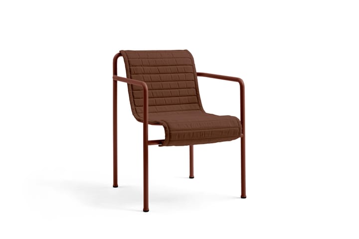Silla con reposabrazos Palissade Dining  , Iron red HAY