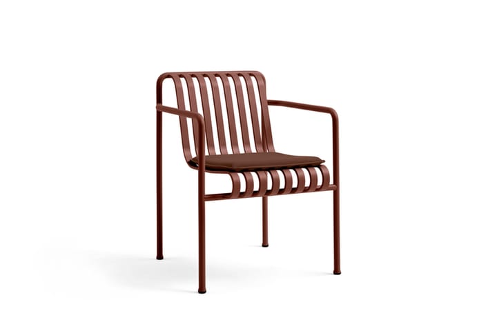 Silla con reposabrazos Palissade Dining  , Iron red HAY