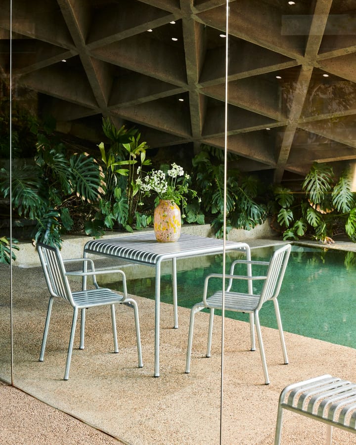 Silla con reposabrazos Palissade  , Hot galvanised HAY