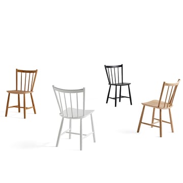 Silla J41 - Black lacquered beech - HAY