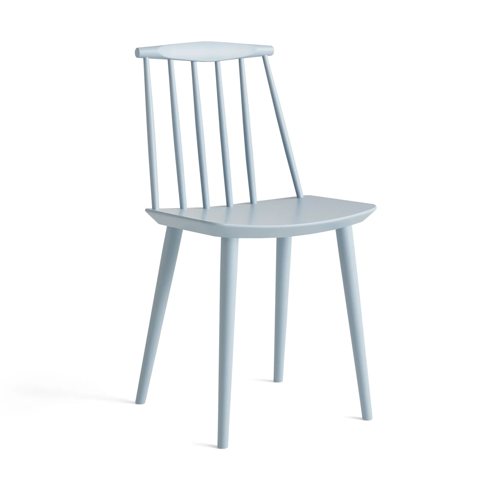 Silla J77, Slate blue lacquered beech HAY