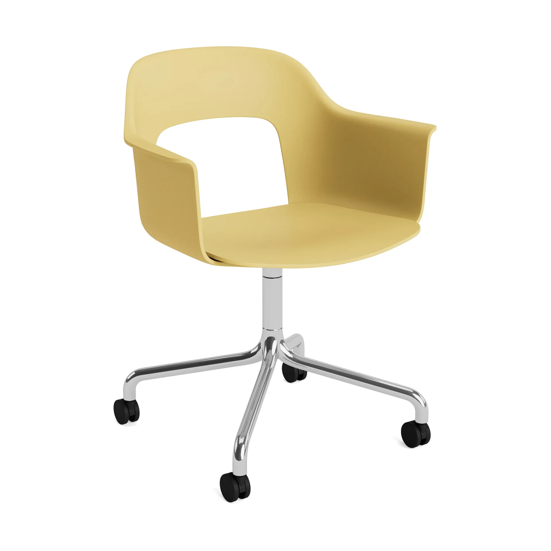 Silla Layout Armchair 261, Biscotti-aluminio pulido HAY