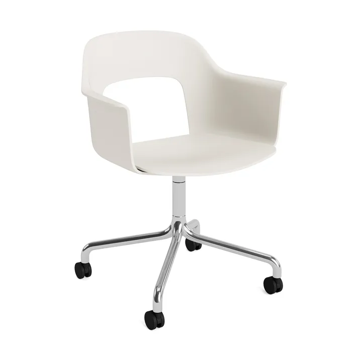 Silla Layout Armchair 261 - Cream white-aluminio pulido - HAY