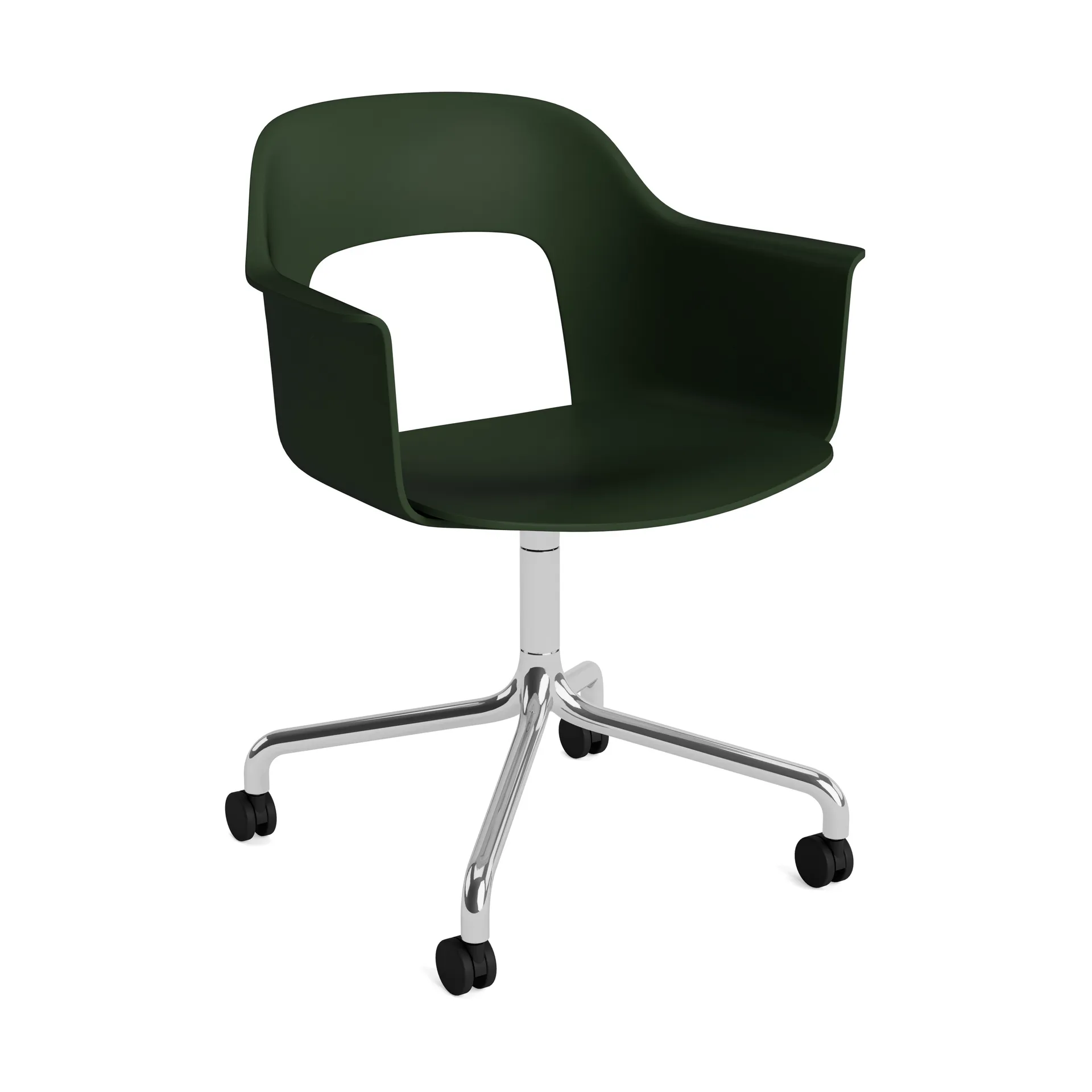 Silla Layout Armchair 261, Pastel green-aluminio pulido HAY