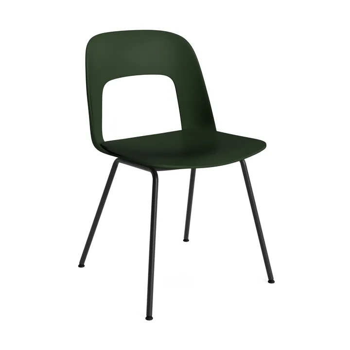 Silla Layout Chair 111 - Bottle green-black - HAY