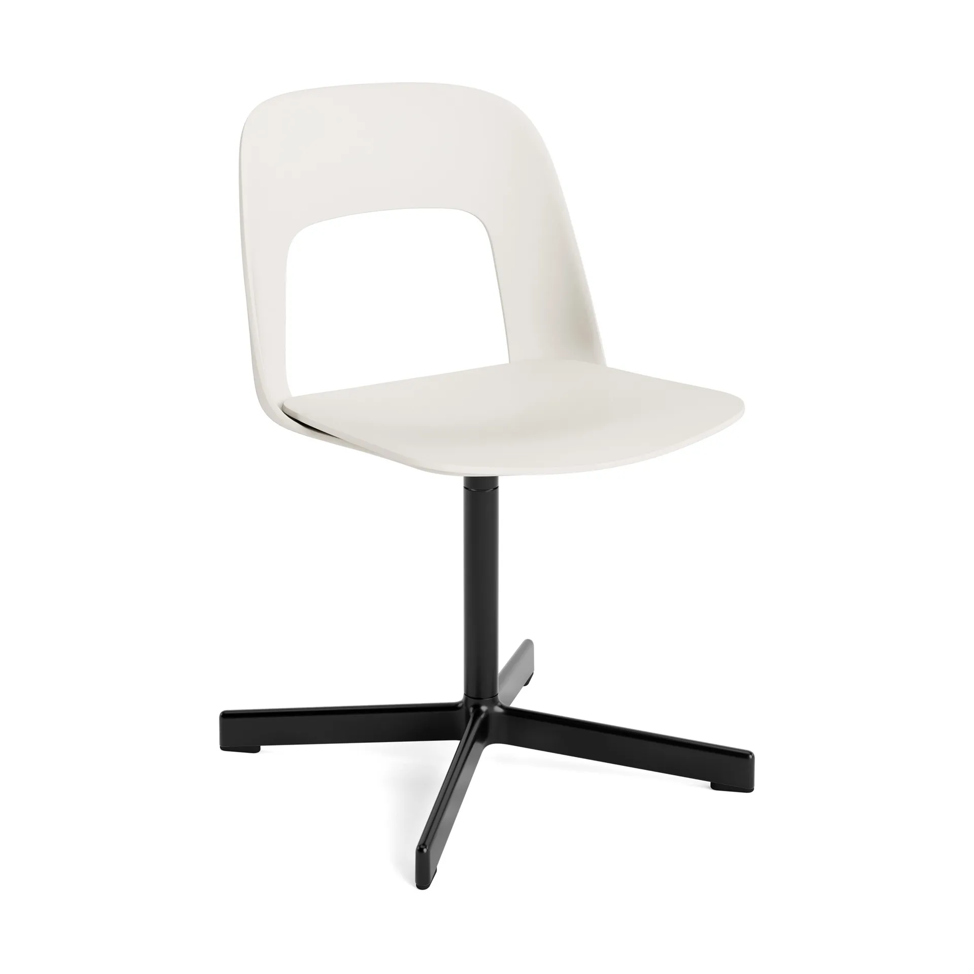 Silla Layout Chair 131, Cream white-black HAY