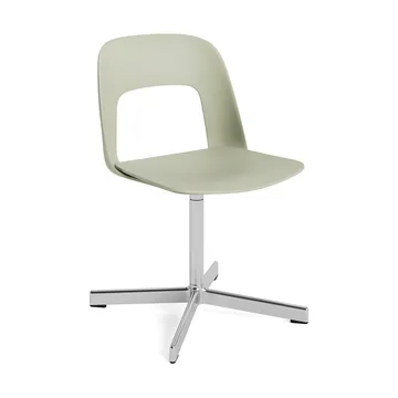 Silla Layout Chair 131 - Pastel green-aluminio pulido - HAY