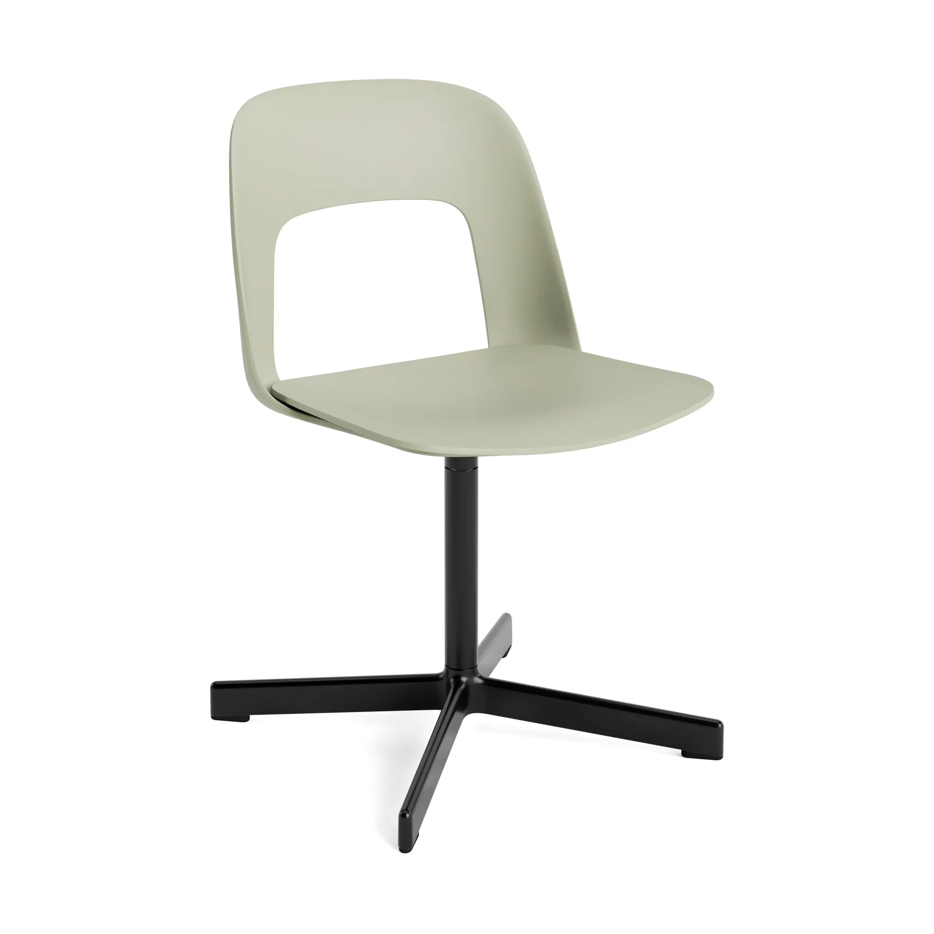 Silla Layout Chair 131, Pastel green-black HAY